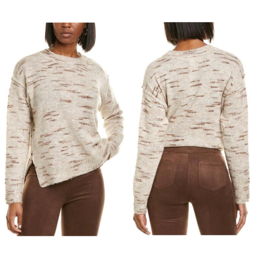 Max Studio Crew Neck Pullover Sweater Large NWT